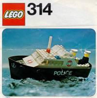 lego police boat 90s