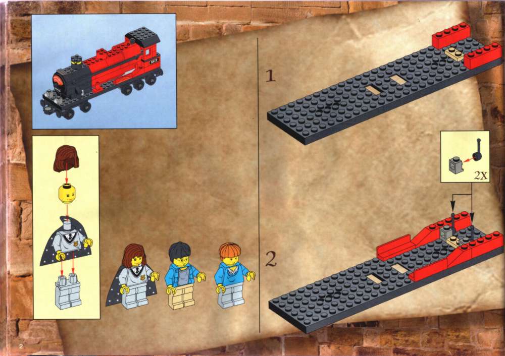 Lego Set Lego Hogwarts Express 4708 Instructions Lego Harry Potter