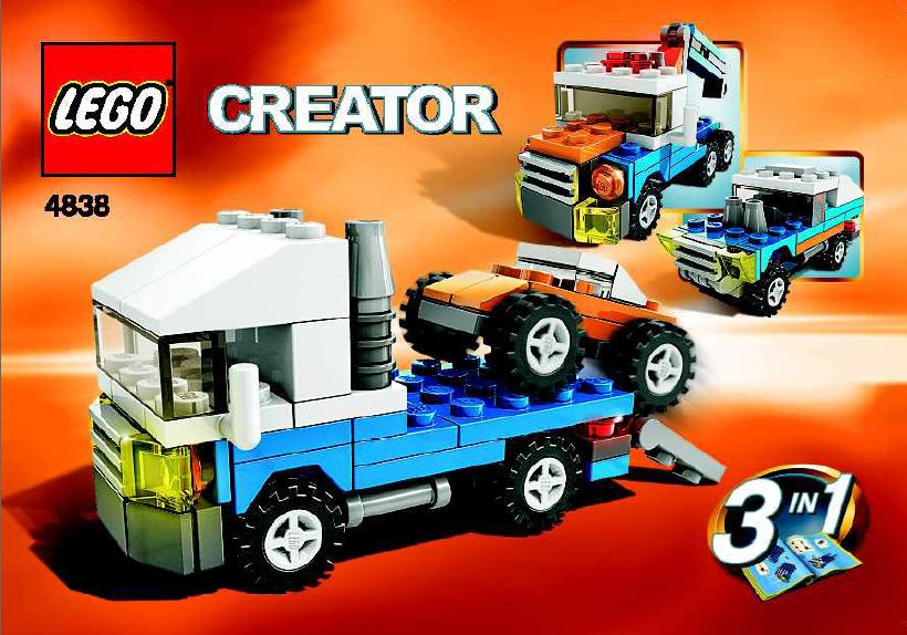 Free Lego Truck Instructions / 10717 Lego Bricks Bricks Bricks Building Instructions Official Lego Shop Us Classic Lego Lego Cars Instructions Lego Cars / Cars / free building instructions / original creations / trial trucks.