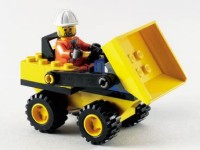 LEGO set 651 troll avec voiture sans ba Tow Truck and car without Instruction 